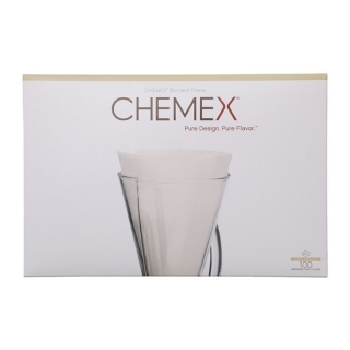 CHEMEX papierové filtre na 1 až 3 šálky 100 kusov