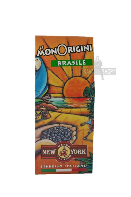 New York  Le Monorigini  BRASILE 250g zrnková káva