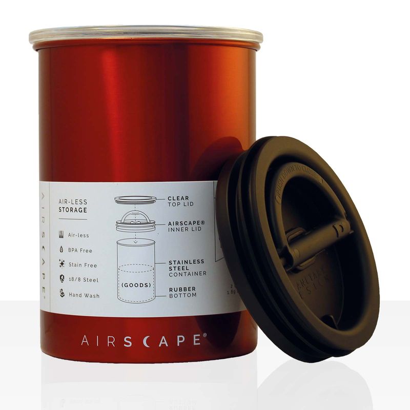 Vákuová nádoba na kávu AIRSCAPE RED 1800ml červená