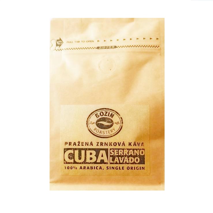Bozin Roastery CUBA Serrano Lavado 220g zrnková káva