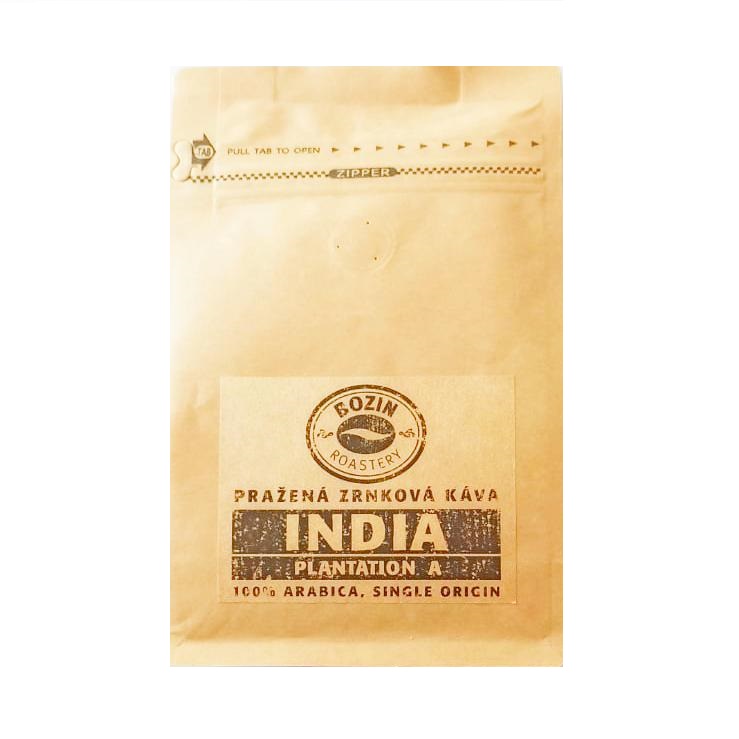 Bozin Roastery INDIA Plantation A 220g zrnková káva
