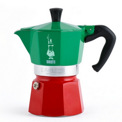 Bialetti kávovar Moka EXPRESS Italia tricolore 3 porcie