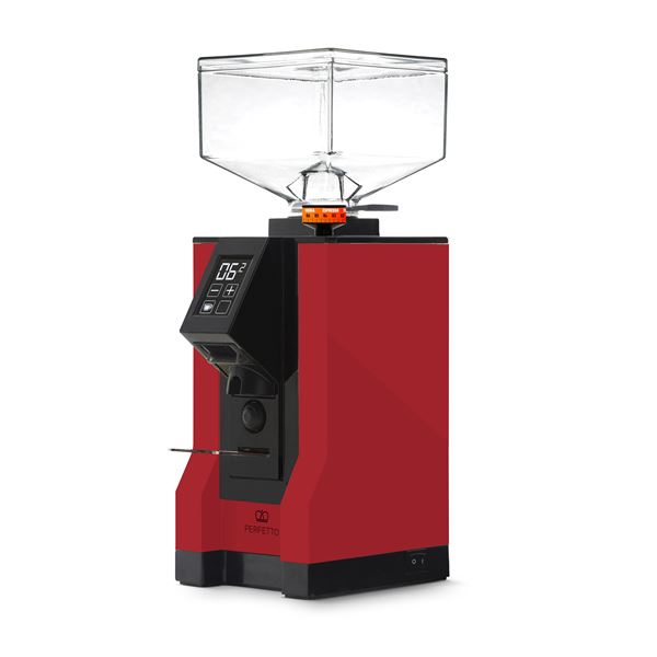 Eureka Mignon PERFETTO mlynček na kávu čiernočervený