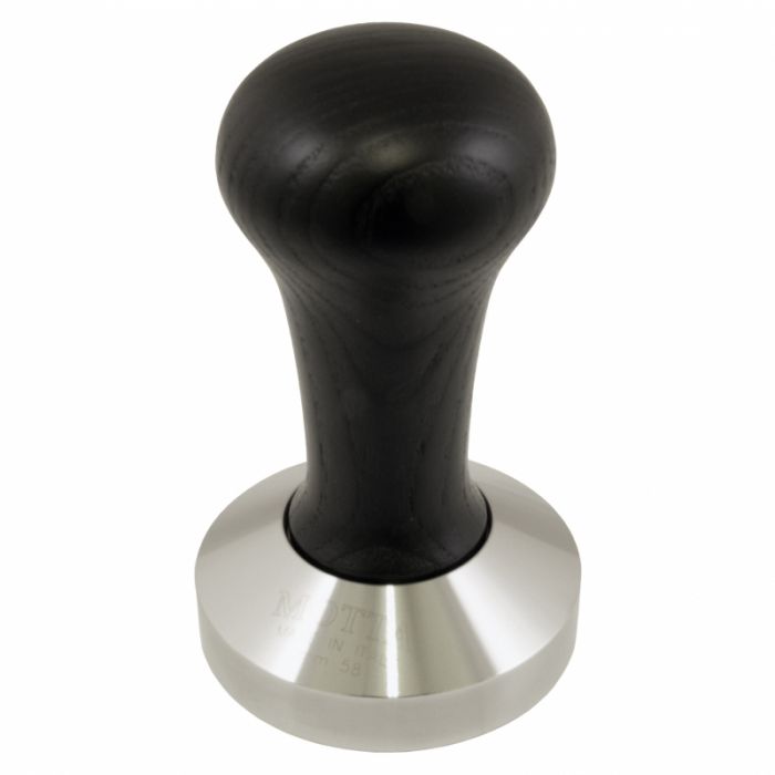 MOTTA Tamper nerezový s drevom čierny 58mm