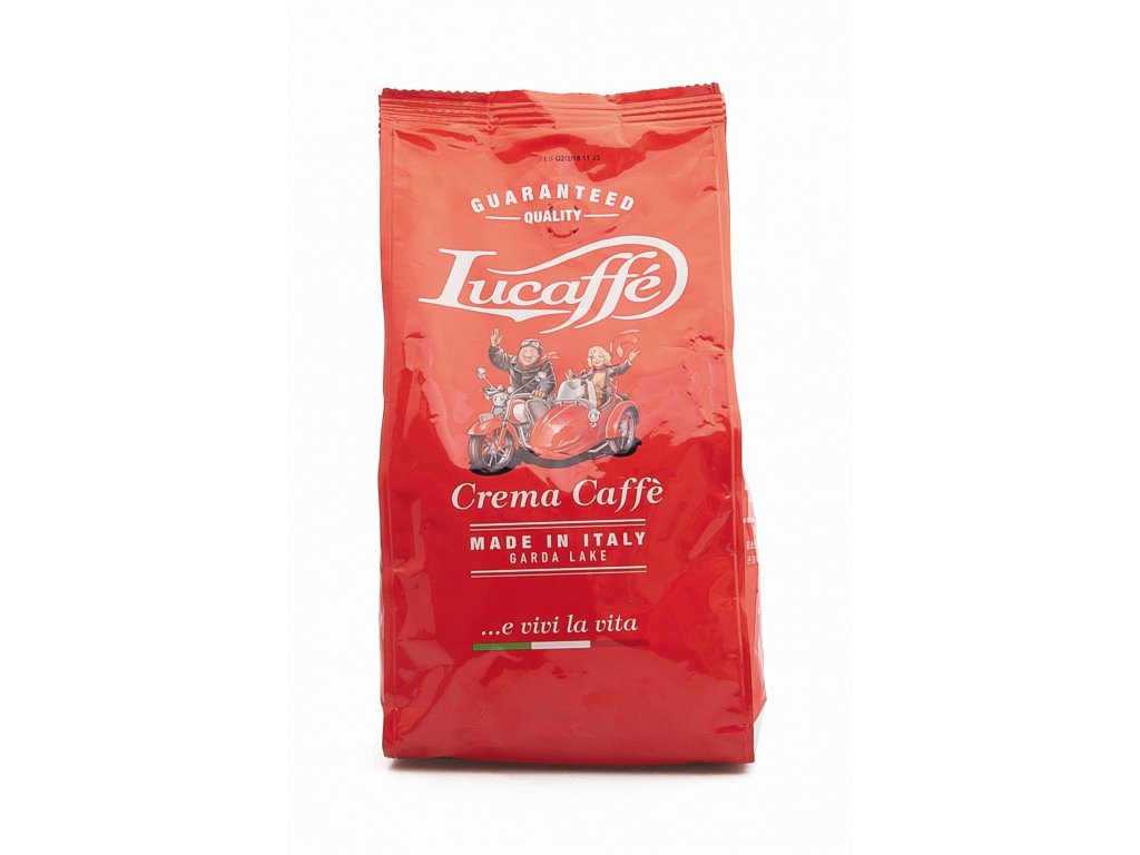 Lucaffé Crema Caffé zrnková káva 500g 