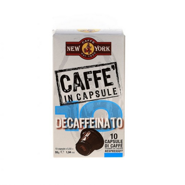 New York DECAFFEINATO nespresso kapsule 10ks