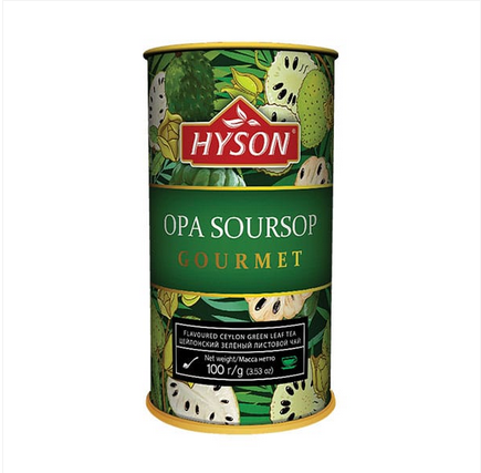 HYSON Green OPA Gourmet SOURSOP zelený sypaný čaj 100g 
