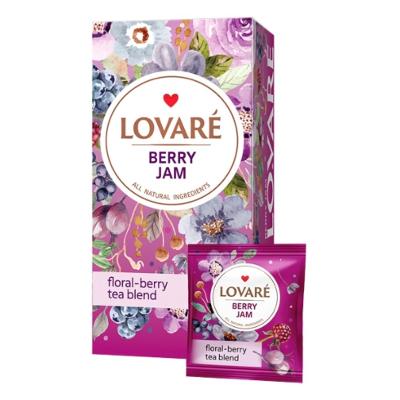LOVARÉ BERRY JAM ovocný čaj s príchuťou 36g 24 porcií 