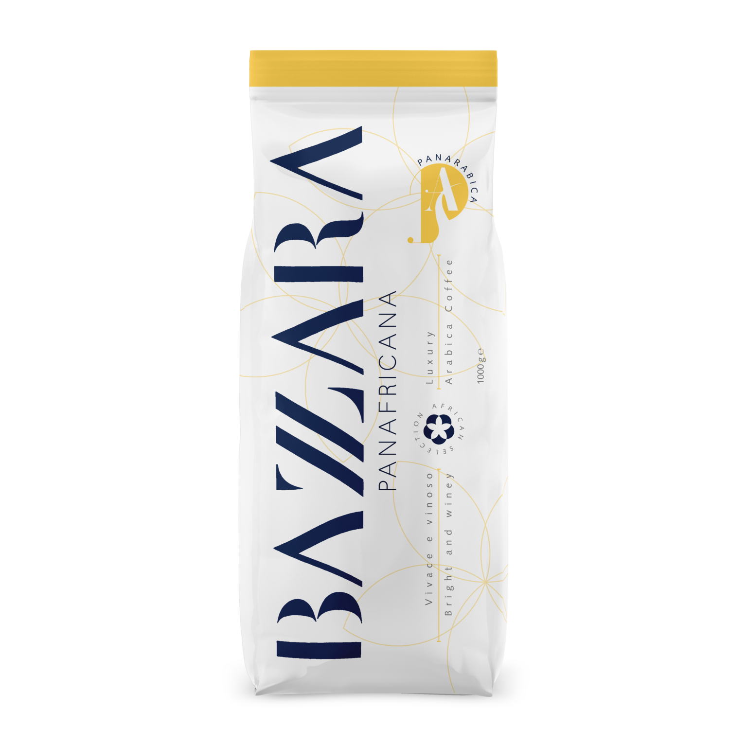 Bazzara Panafricana 1000g zrnková káva 100% arabica