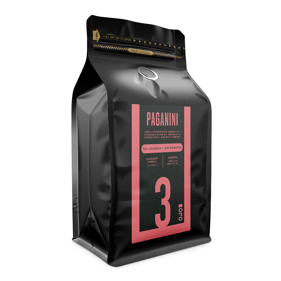 Caffé ORO 3 PAGANINI 500g zrnková káva