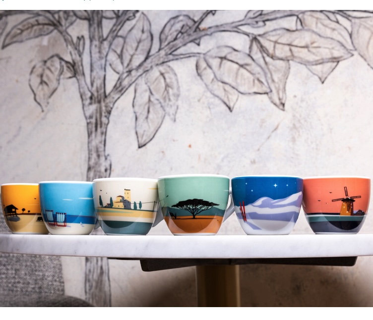 CLUB HOUSE  kolekcia  NIKA 6 šálok na espresso   65 ml