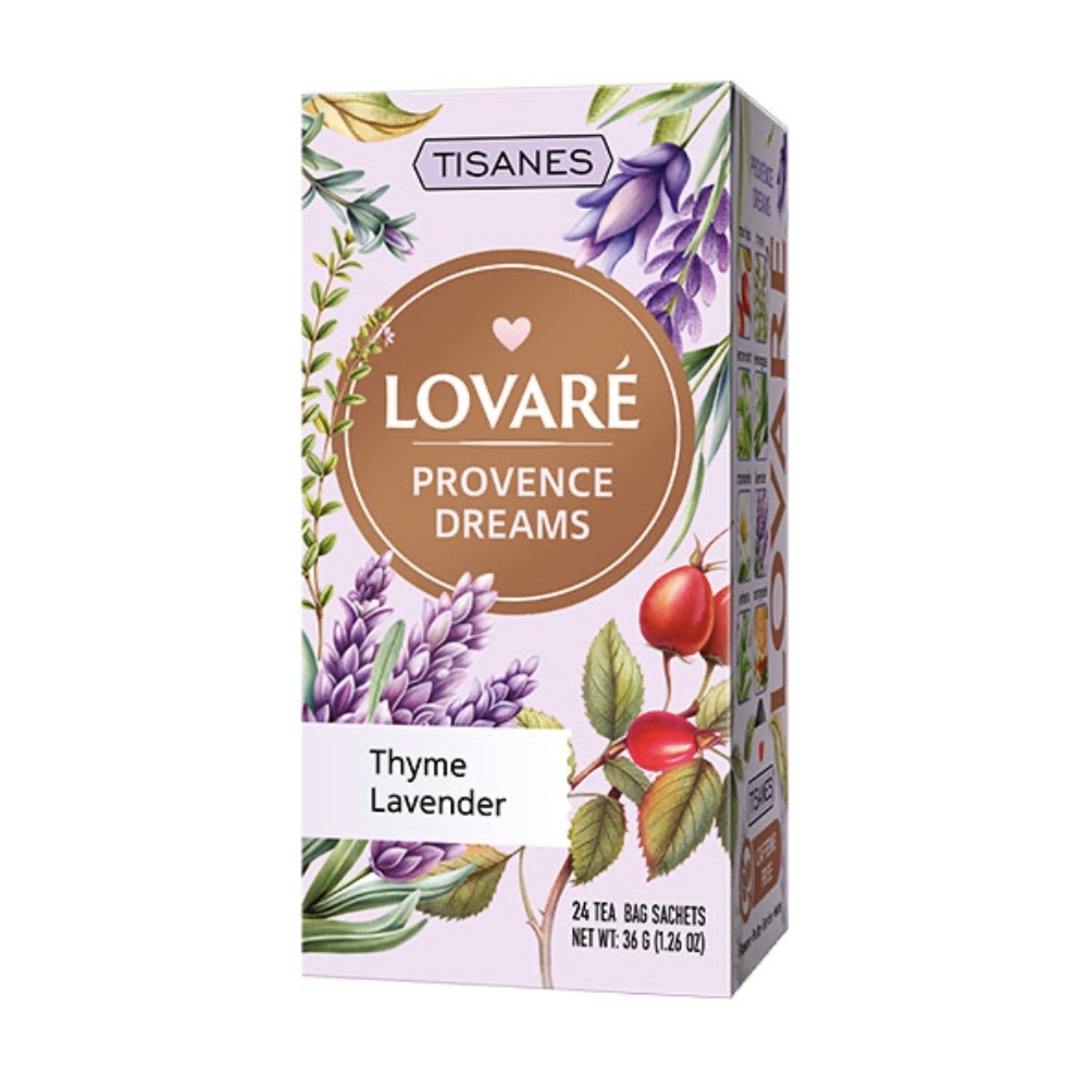 LOVARÉ Provence Dreams bylinkový čaj 36g 24 porcií