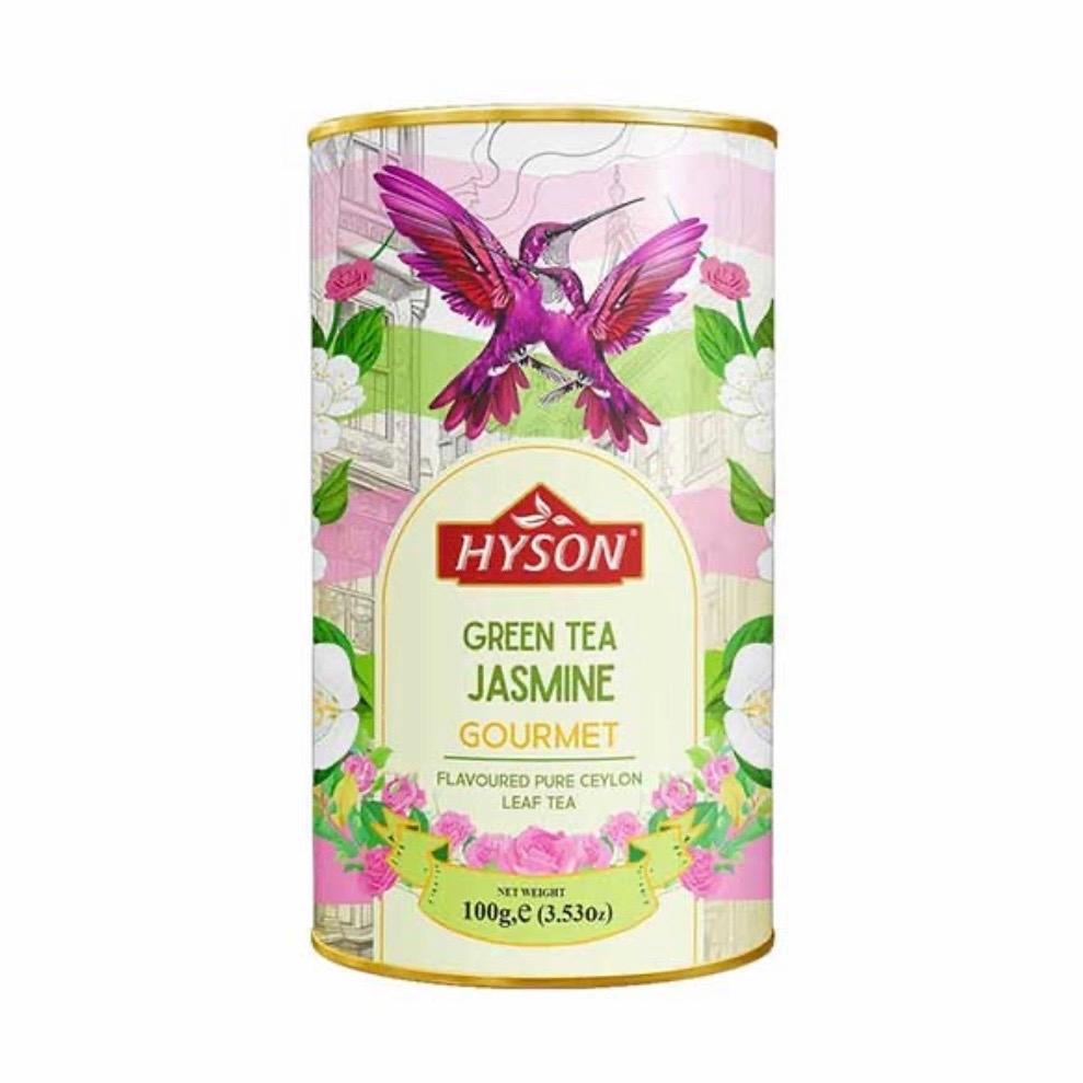 HYSON Green Tea Gourmet JASMINE zelený sypaný čaj 100g 