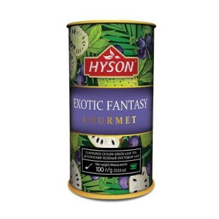VÝPREDAJ HYSON Exotic Fantasy Gourmet zelený sypaný čaj ochutený 100g 