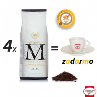 Morandini MAXIMA 4x1000g zrnková káva + šálka zdarma