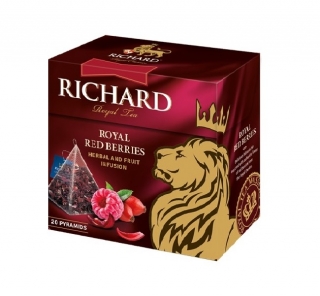 RICHARD čaj ovocný RED BERRIES 34g (20 porcií)