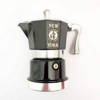 New York TOP Moka kávovar 3 porcie čierny