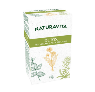 VÝPREDAJ NATURAVITA Detox bylinkový čaj   30g  20 porcií