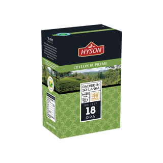 VÝPREDAJ HYSON Ceylon Supreme Big Leaf 18 OPA zelený čaj 100g