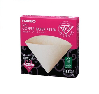 HARIO V60-02 papierové filtre 40ks