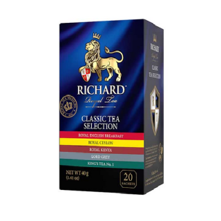 RICHARD Royal Classic Tea Selection čierny čaj  40g, 20 porcií