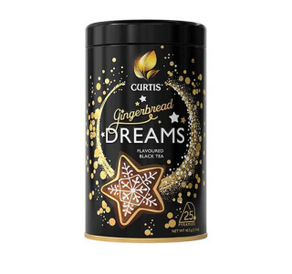 CURTIS Gingerbread DREAMS čierny čaj 42,5g  25 porcií
