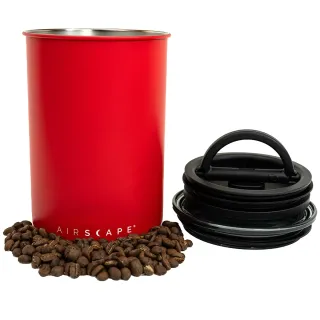 Vákuová nádoba na kávu AIRSCAPE MATTE  RED 1800ml červená
