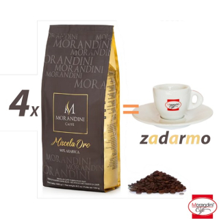 Morandini Miscela ORO 1000g zrnková káva + šalka zdarma